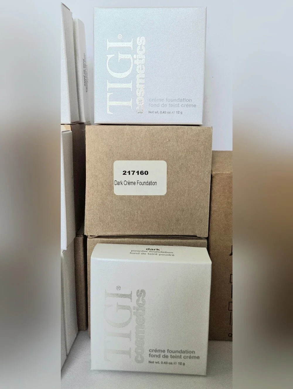 45 NEW TIGI COSMETICS, WHIPPED, SATIN, LIQUID, POWDER AND CREME FOUNDATIONS